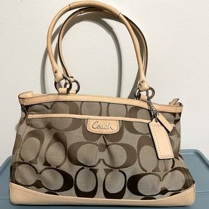 Coach Park Signature Canvas Carryall Tote 👜